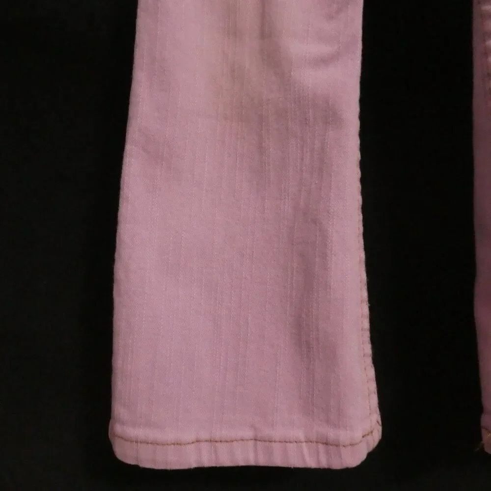 DISNEY - That's So Raven | size 5 | Pink Denim Jeans | Bell / Flare Bottoms - Picture 8 of 16